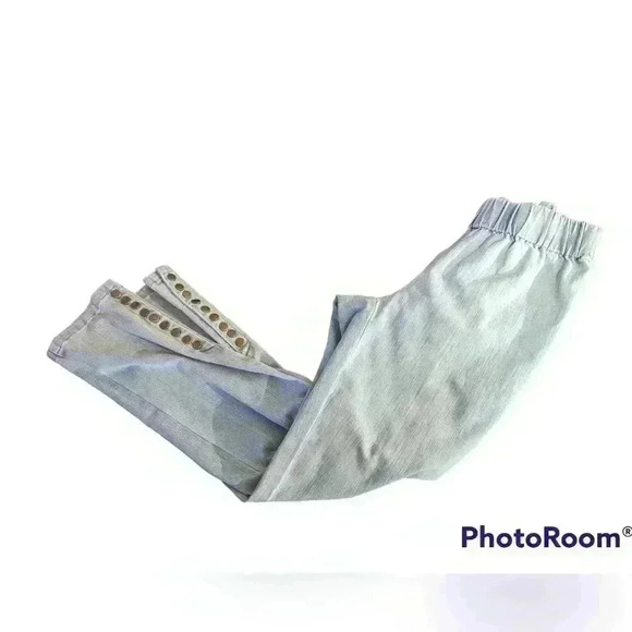 Soft surroundings pull on jegging with button ankles size PS - Picture 4 of 8